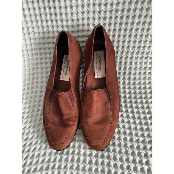 Nordstrom Signature Brand Women’s Suede Brown Loafers Driving Shoes Size 9 - Picture 1 of 10